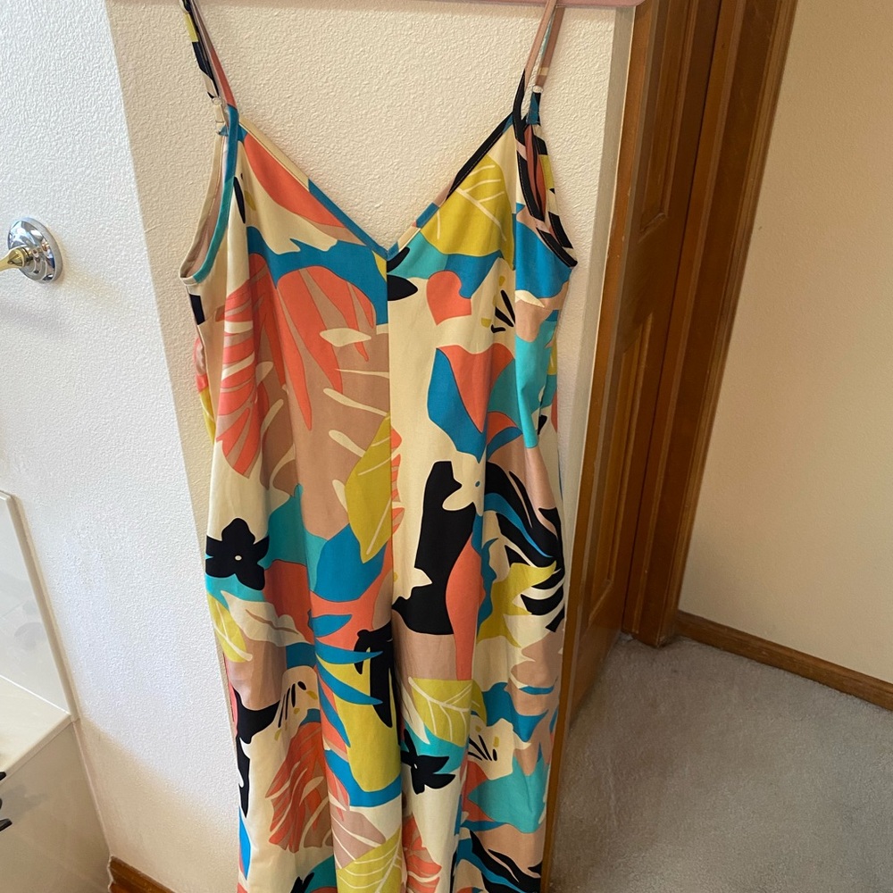 Luukse Multicolor Wide Leg Jumpsuit
